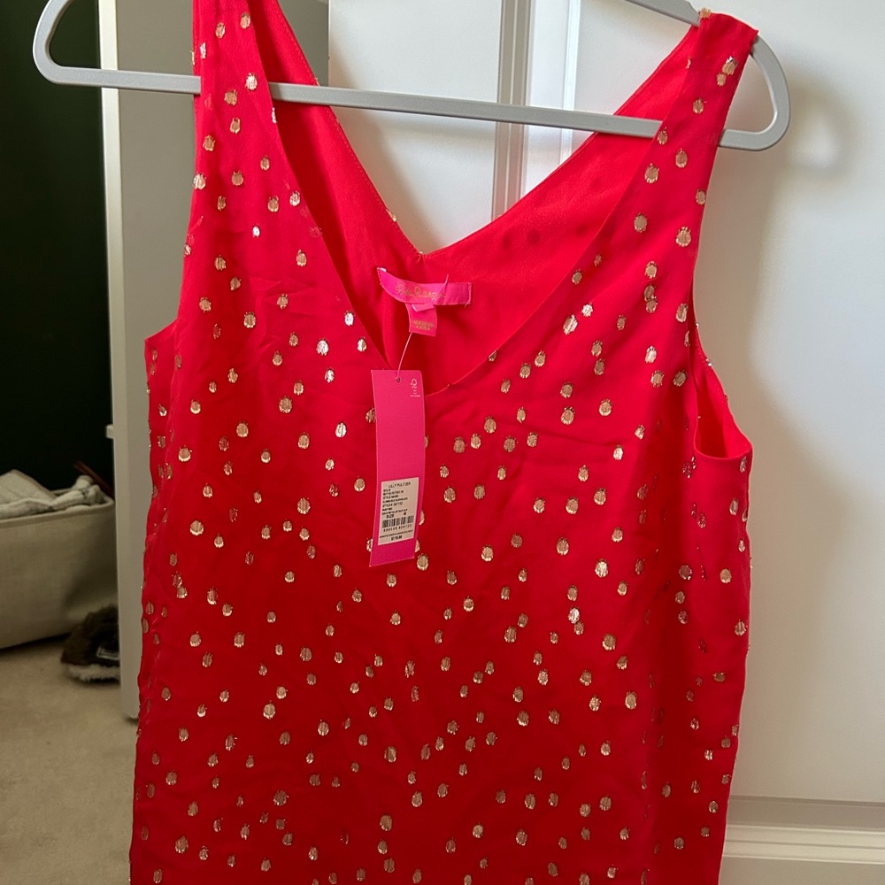 Lilly Pulitzer florin silk sleeveless